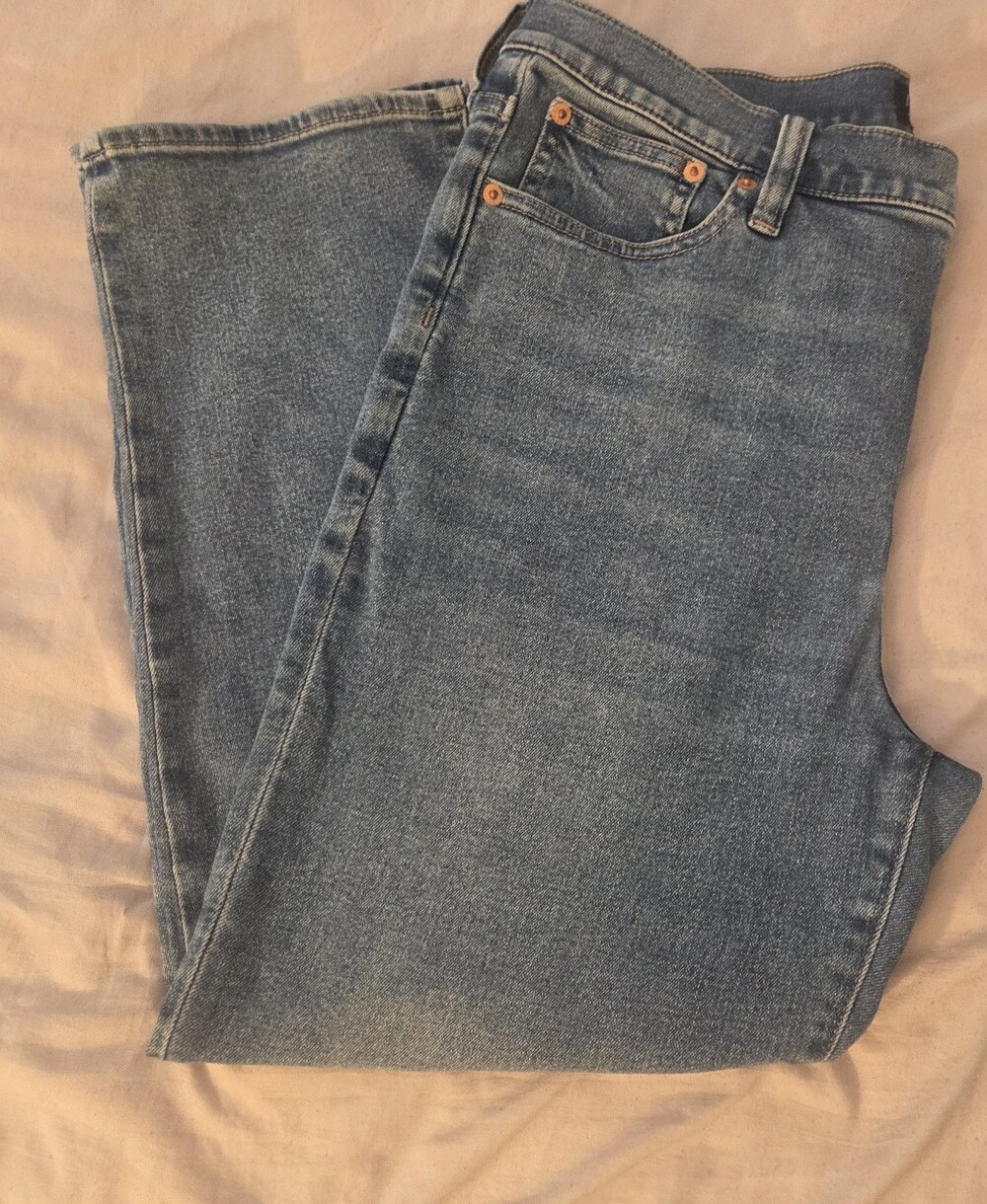 J.Crew Factory Stovepipe Jeans Women’s High Rise Straight Leg Light Wash - Picture 4 of 4